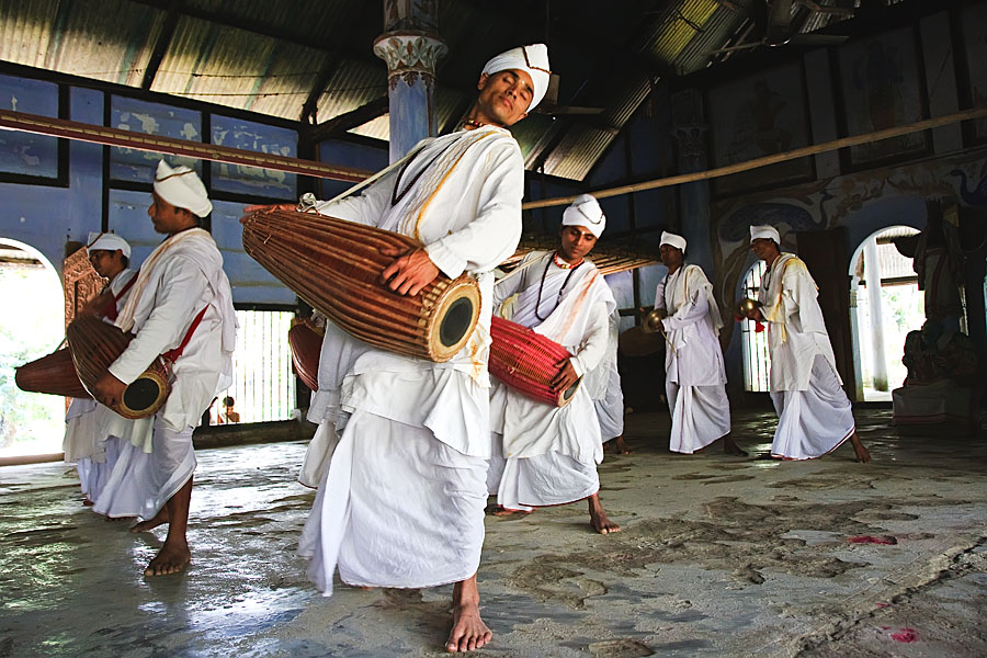  Religious dance at one of the many Vaishnava monasteries on the island Majuli   Assam